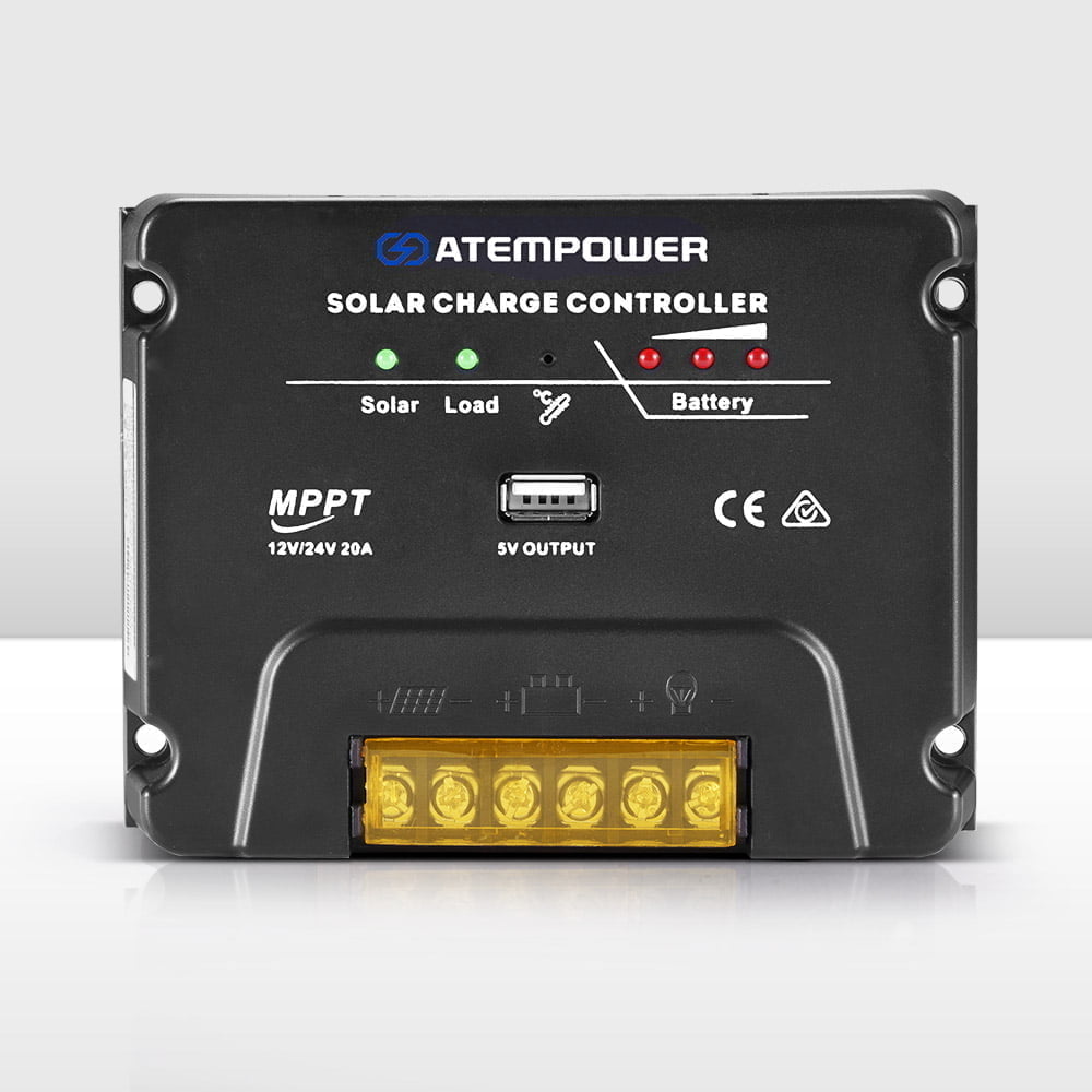 MPPT Solar Charge Controller Solar Panel Battery Regulator 12V/24V 20A ...
