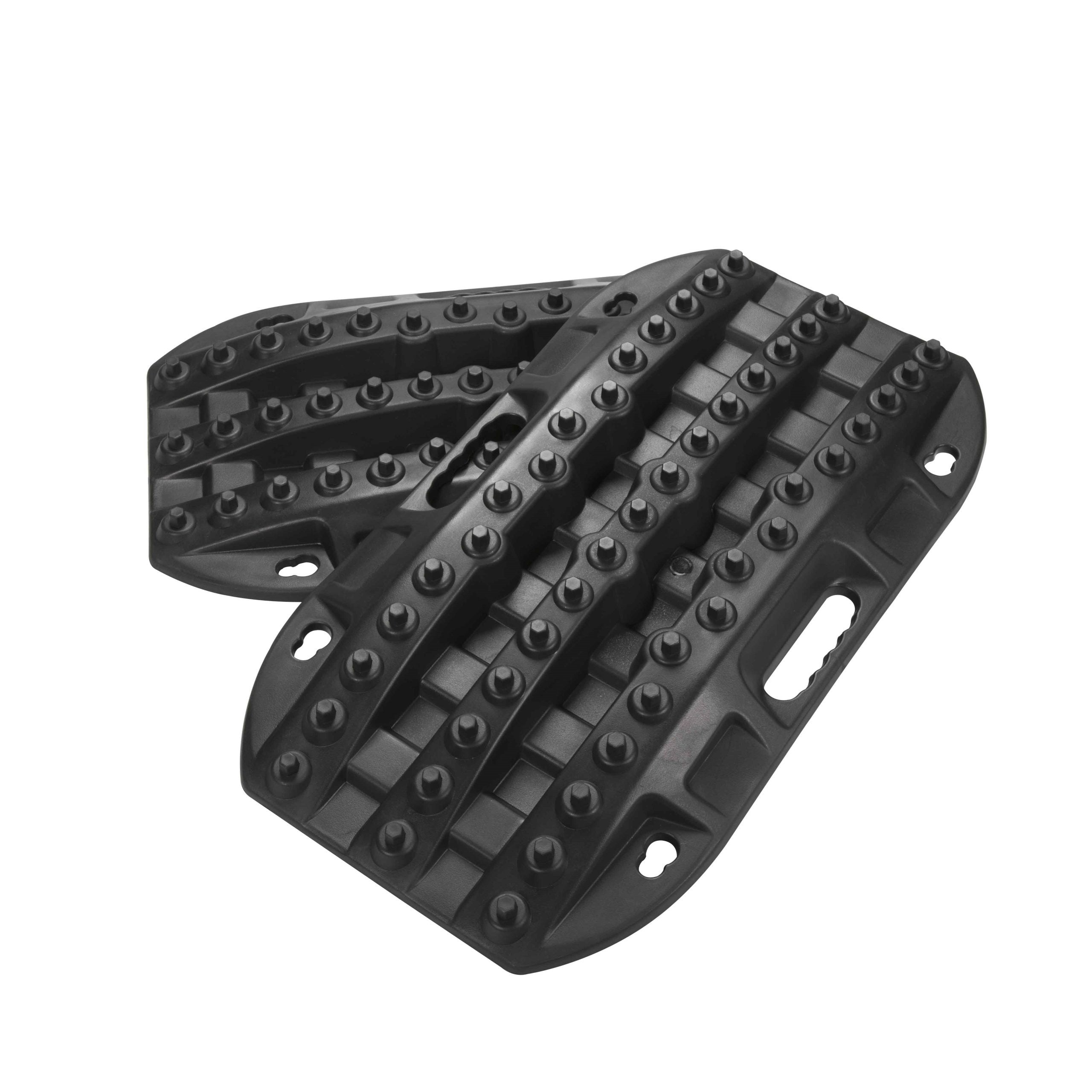 Bunker Indust Off-Road Traction Boards, 2 Pcs Recovery Tracks Traction Mat for 4X4 Jeep Mud, Sand, Snow Traction Ladder-Black Tire Traction Tool