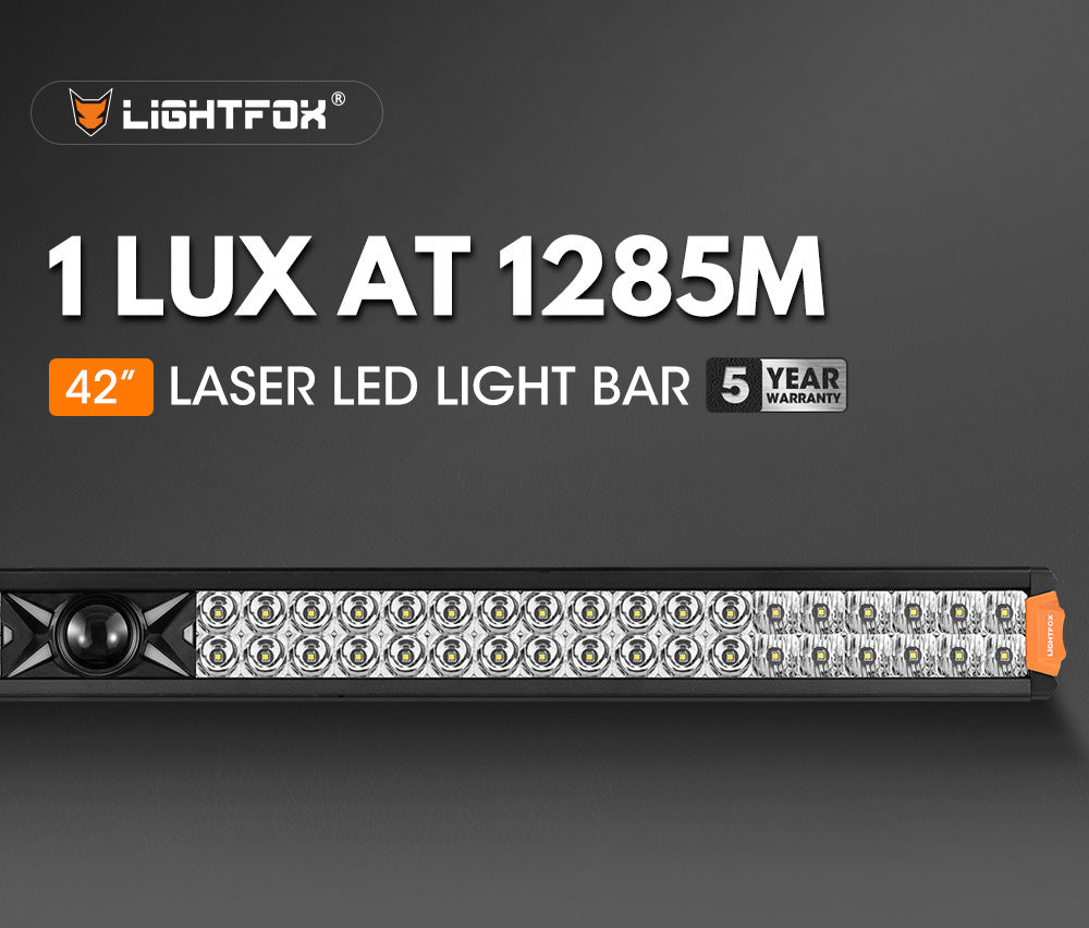 Lightfox Rigel Series 42inch LED Light Bar 1 Lux @ 1,285m IP68 21,281 Lumens
