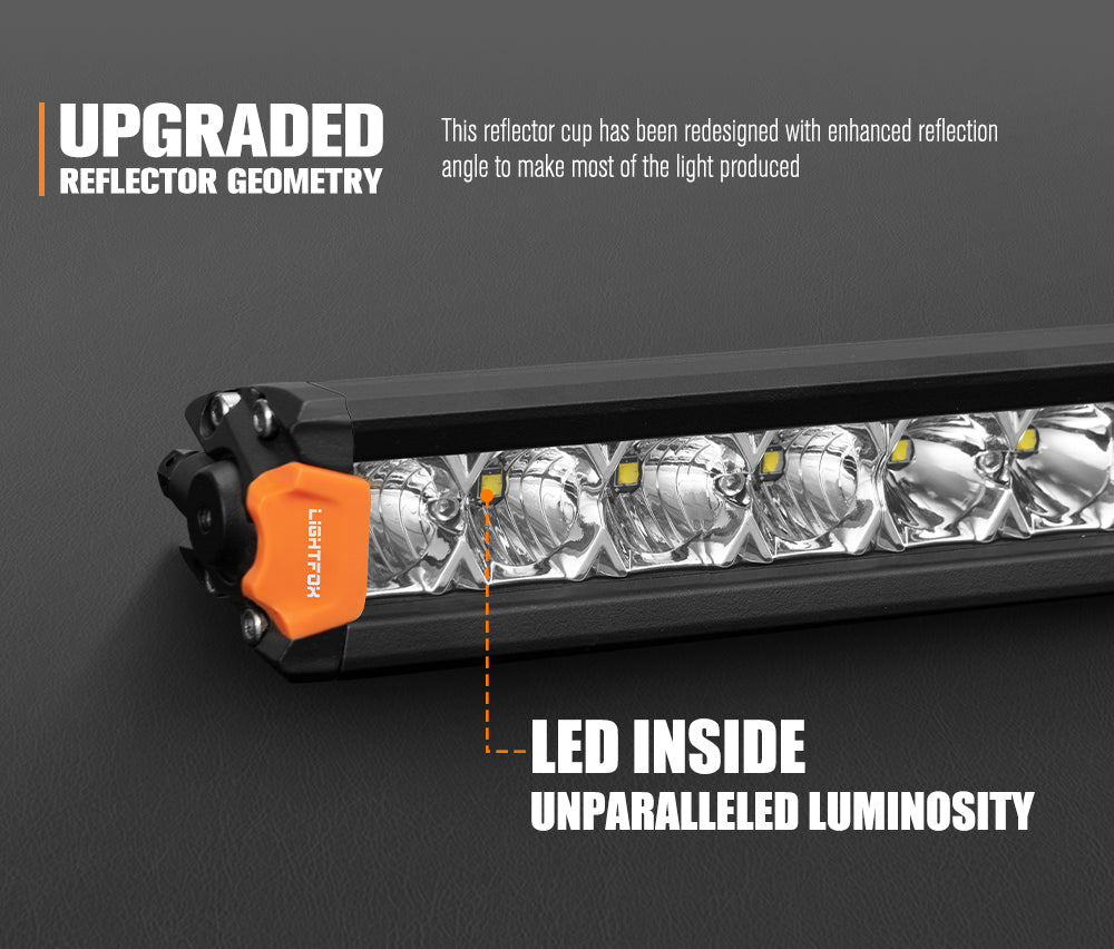 Lightfox Vega Series 14inch Osram LED Light Bar 1Lux @ 265m 4,735 Lumens