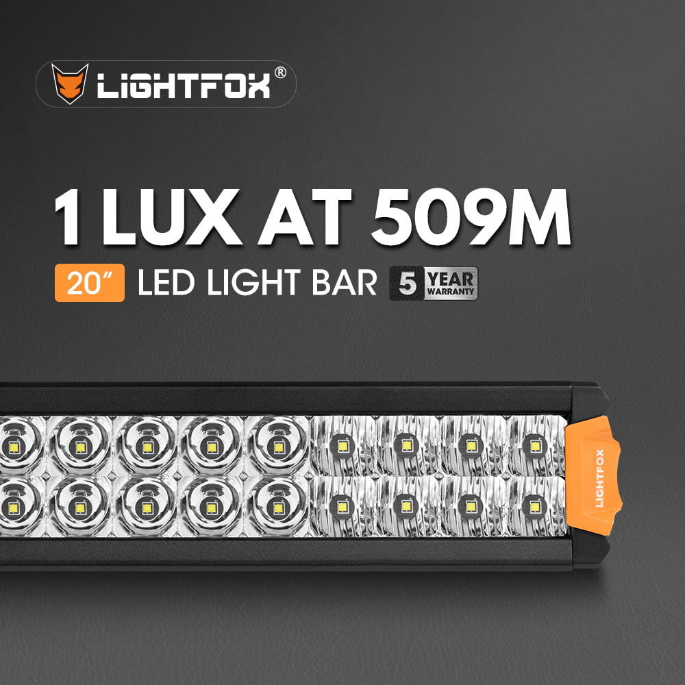 Lightfox Rigel Series 20inch Osram LED Light Bar 1Lux @ 590m 15,096 Lumens