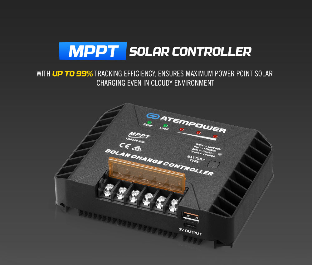 Atem Power 12V 200W Folding Solar Panel Blanket Mat Completed Kit Camping Power