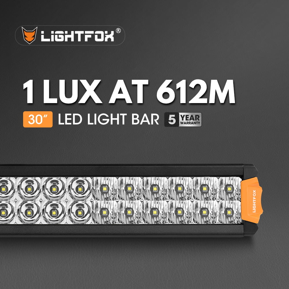 Lightfox Rigel Series 30inch LED Light Bar 1 Lux @ 612M IP68 22,644 Lumens