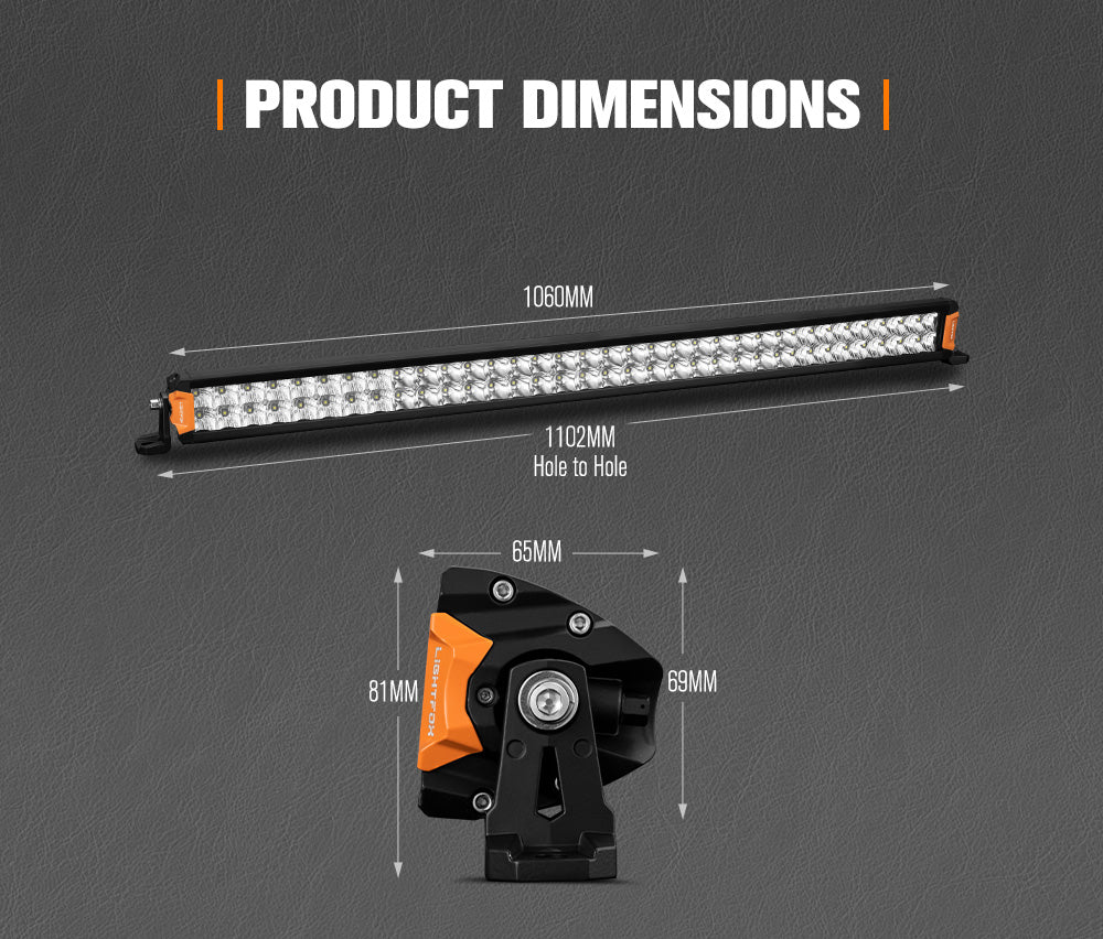 Lightfox Rigel Series 40inch Osram LED Light Bar 1Lux @ 517m 18,040 Lumens