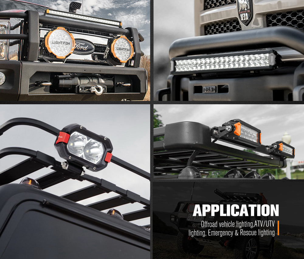 Lightfox Vega Series 40inch Osram LED Light Bar 1Lux @ 431m 14,475 Lumens