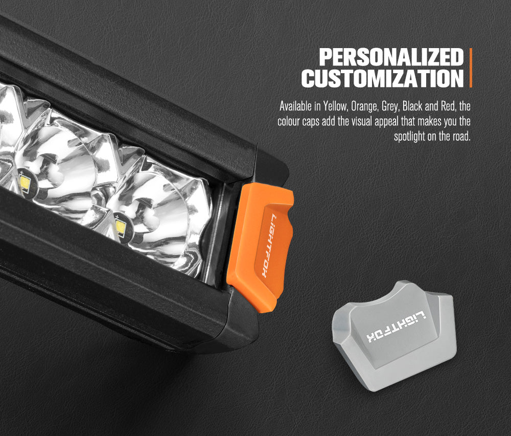 Lightfox Vega Series Pair 8inch Osram LED Light Bar 1Lux @349m 6,204 Lumens