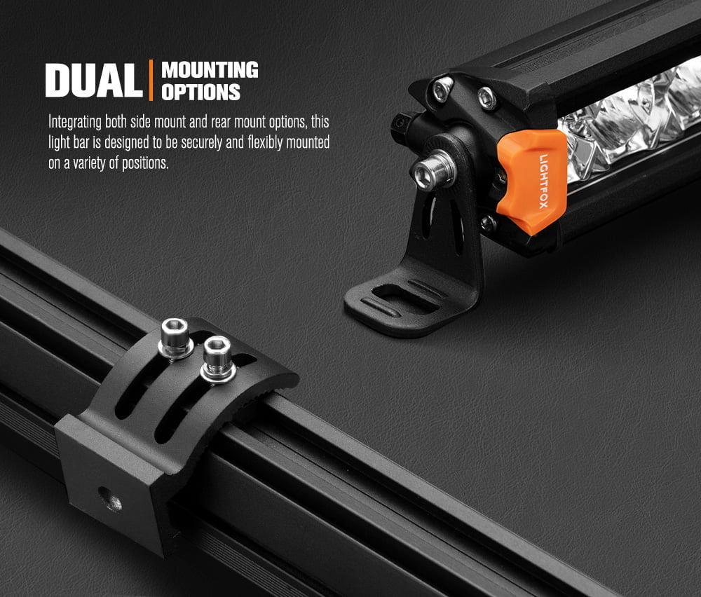 Lightfox Vega Series 8inch LED Light Bar 1 Lux @ 606m IP68 8,856 Lumens