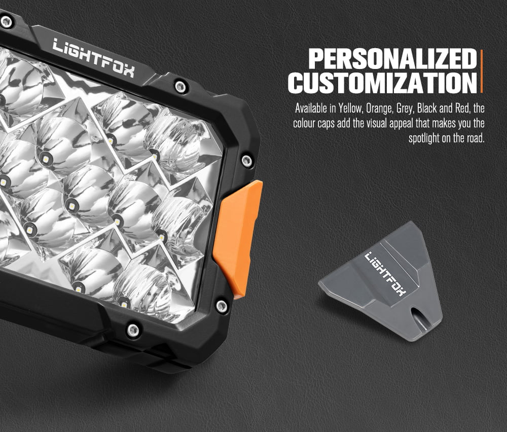 LIGHTFOX Pegasus Series 9inch Osram LED Driving Lights 1 Lux @906m 11,390 lumens