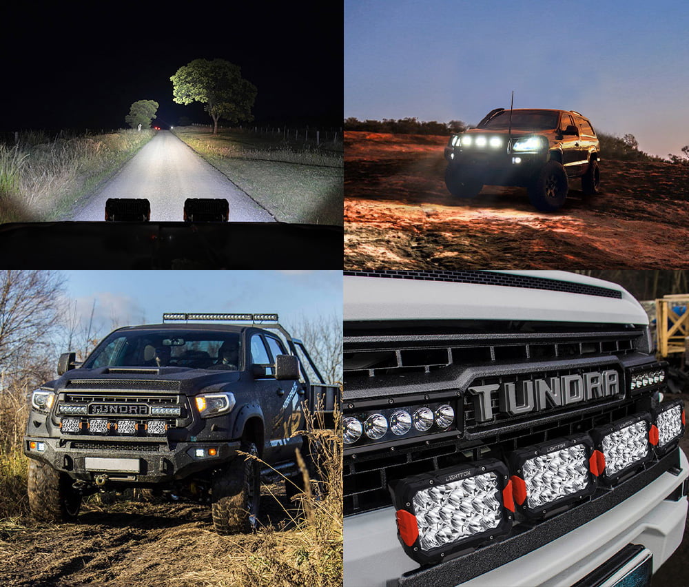 LIGHTFOX Pegasus Series 9inch Osram LED Driving Lights 1 Lux @906m 11,390 lumens