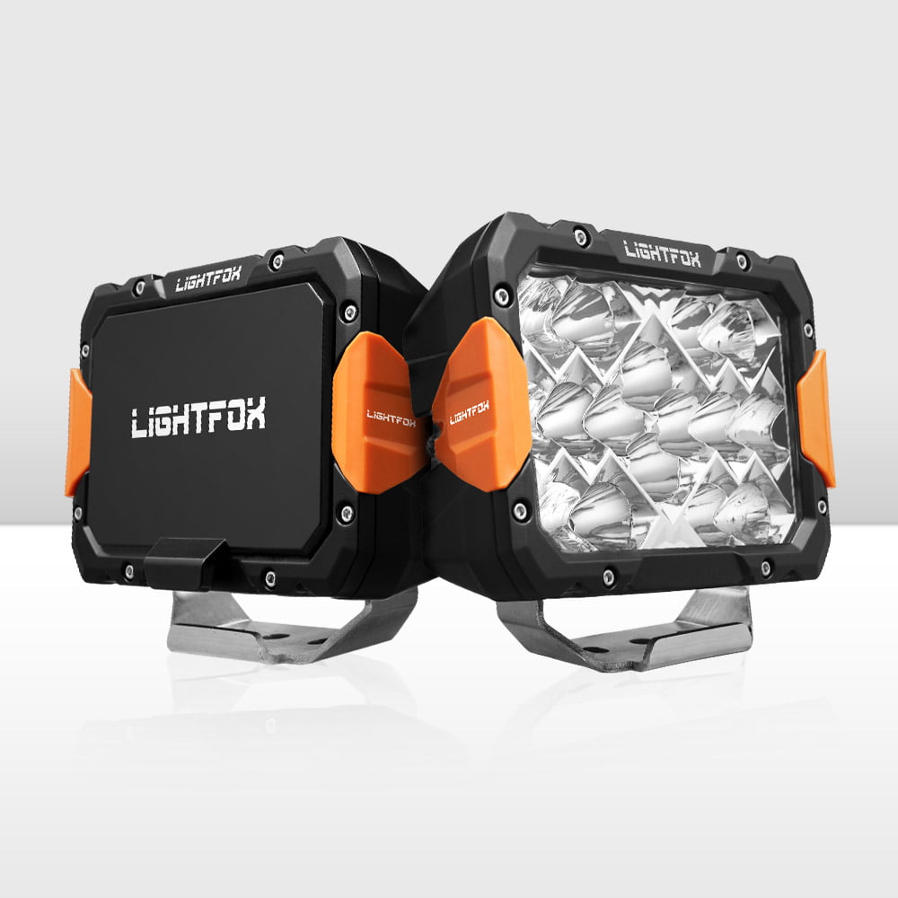 LIGHTFOX Pegasus Series 9inch Osram LED Driving Lights 1 Lux @906m 11,390 lumens