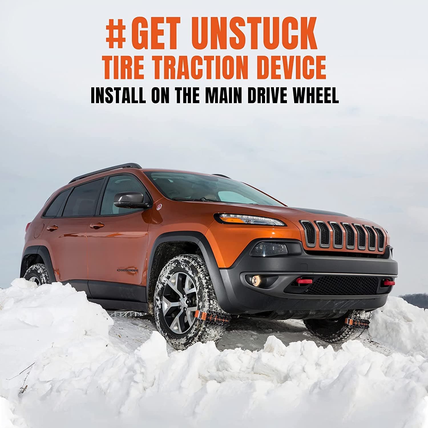 BUNKER INDUST 2Pcs 145cm Offroad Trucks SUV Car Mud Sand Emergency Tire Traction Tire Traction Device