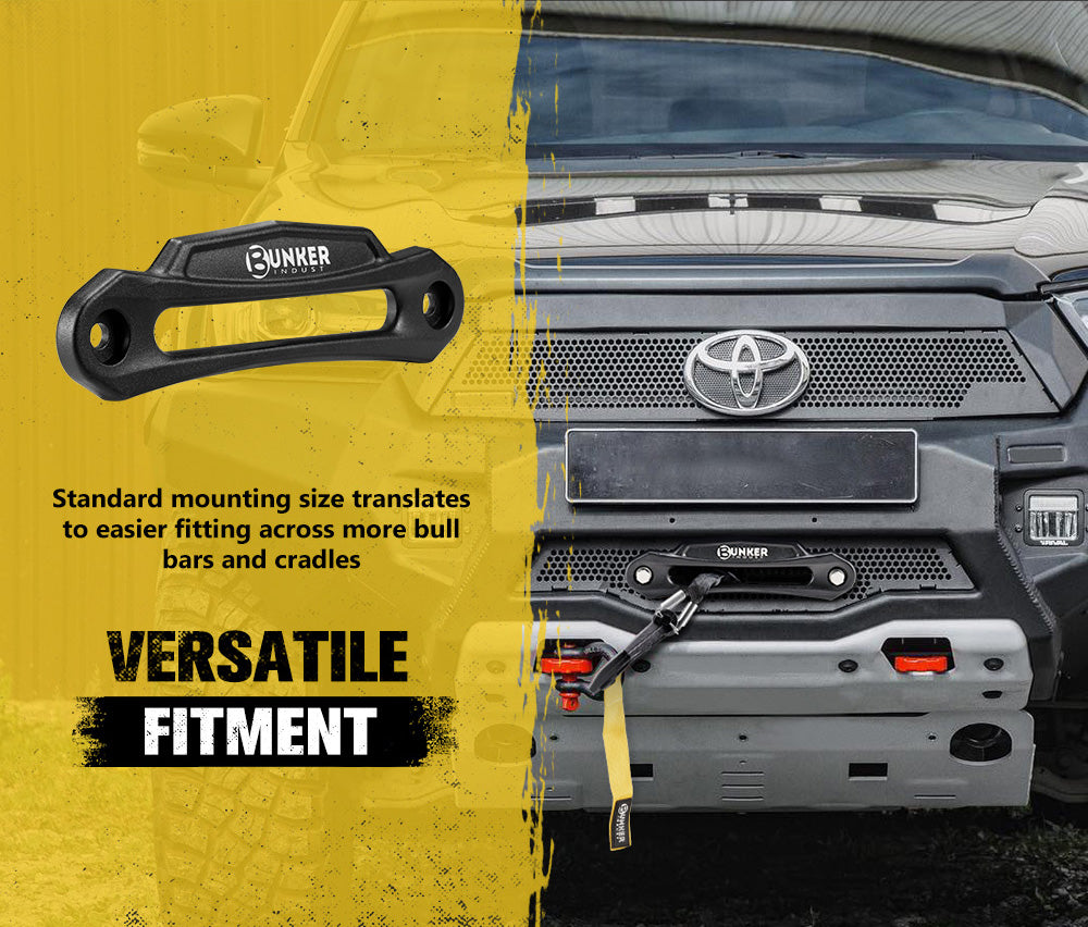 Bunker Indust 12V Electric Winch 13000LBS/5897KGS Synthetic Rope Wireless Remote