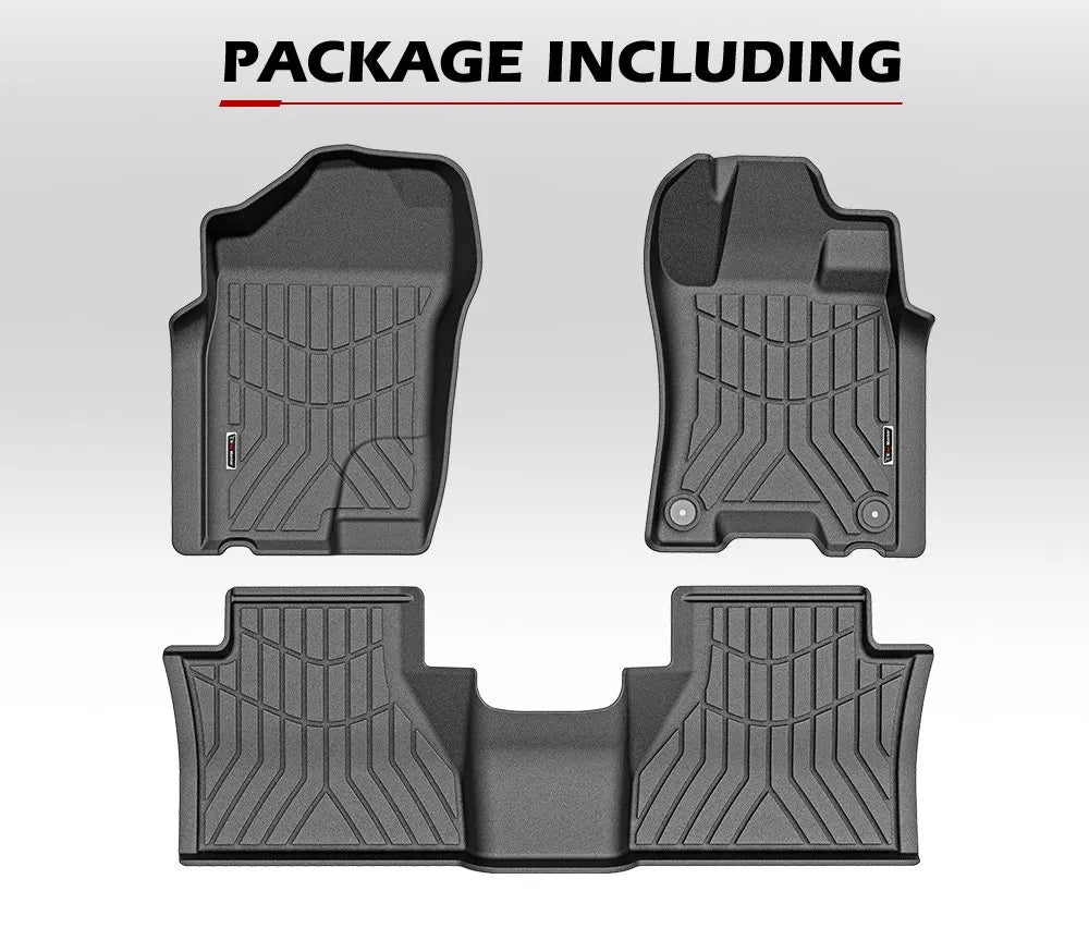 KIWI MASTER 3D TPE Car Floor Mats Liner fit for Nissan Navara NP300 D23 2015-2023