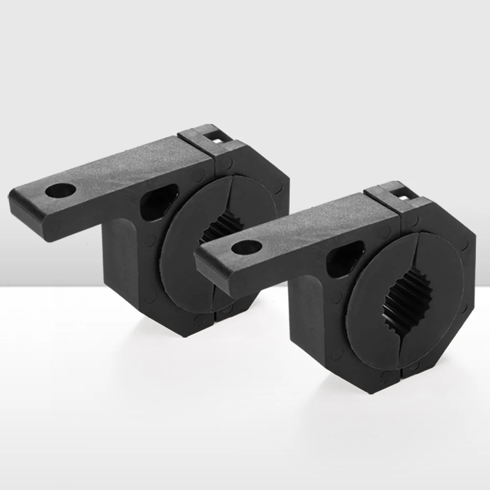 2PCS Bullbar Mounting Bracket Kit 25 50mm Clamp LED Work Light Bar Tube Holder