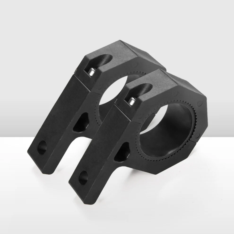 2PCS Bullbar Mounting Bracket Kit 48 50mm Clamp LED Work Light Bar Tube Holder