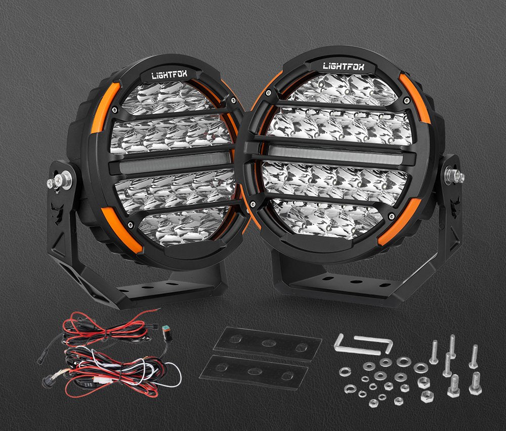 Lightfox Polaris 9inch 1Lux@1.66km IP68 14,708lumen