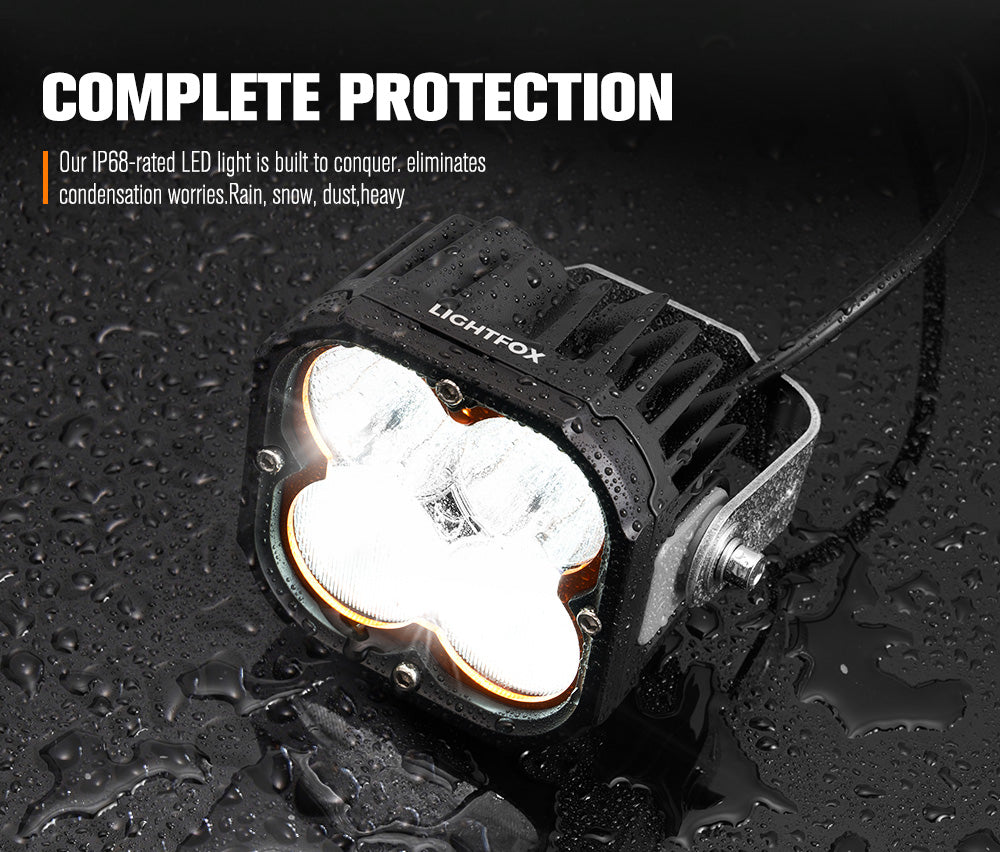 Lightfox Cygnus 5inch LED Work Light 1Lux@396m IP68 7,053 Lumens