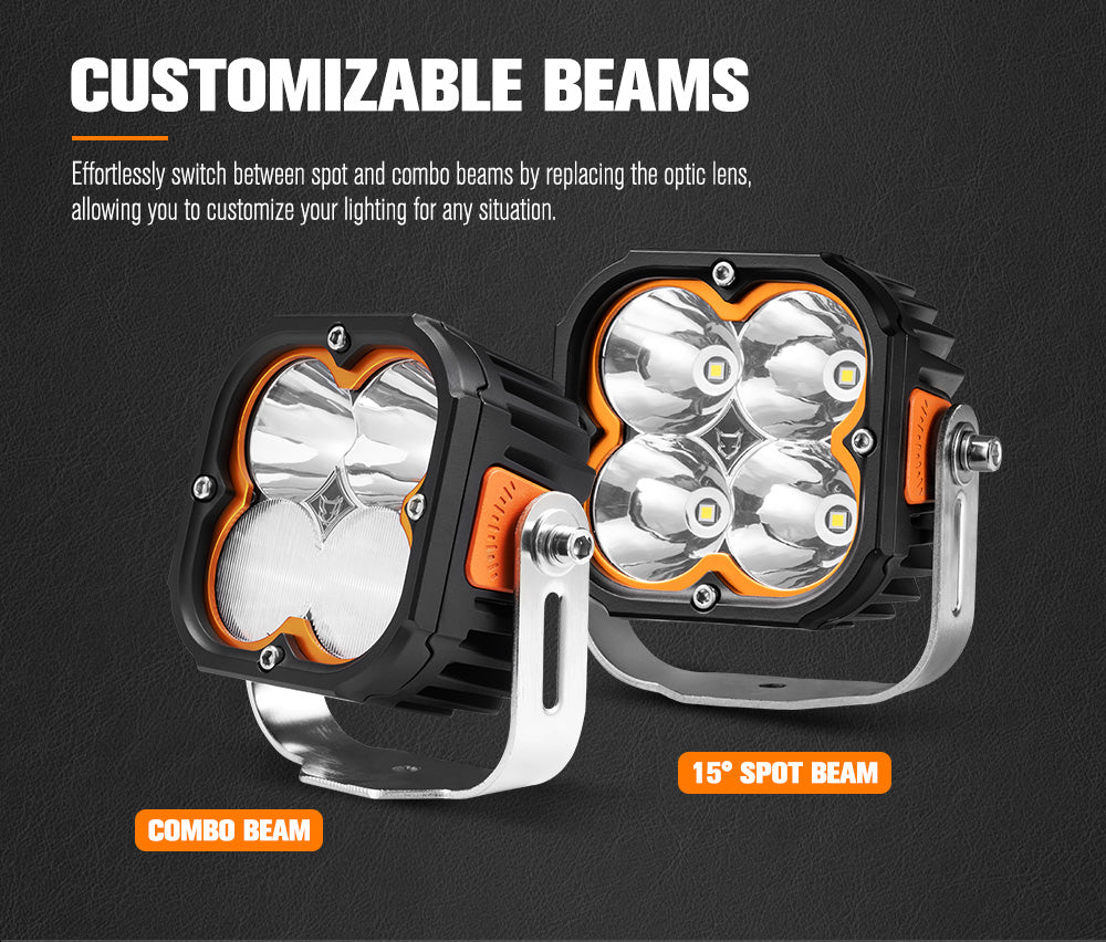 Lightfox Cygnus 5inch LED Work Light 1Lux@396m IP68 7,053 Lumens