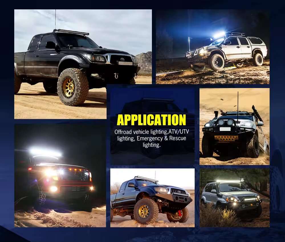 FIERYRED 50inch Led Light Bar 1 Lux @ 698M IP68 39,800 Lumens