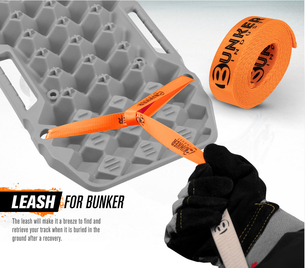 BUNKER INDUST Pair 10T Recovery Tracks - Grey