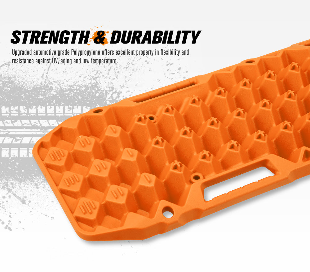 BUNKER INDUST Pair 10T Recovery Tracks - Orange