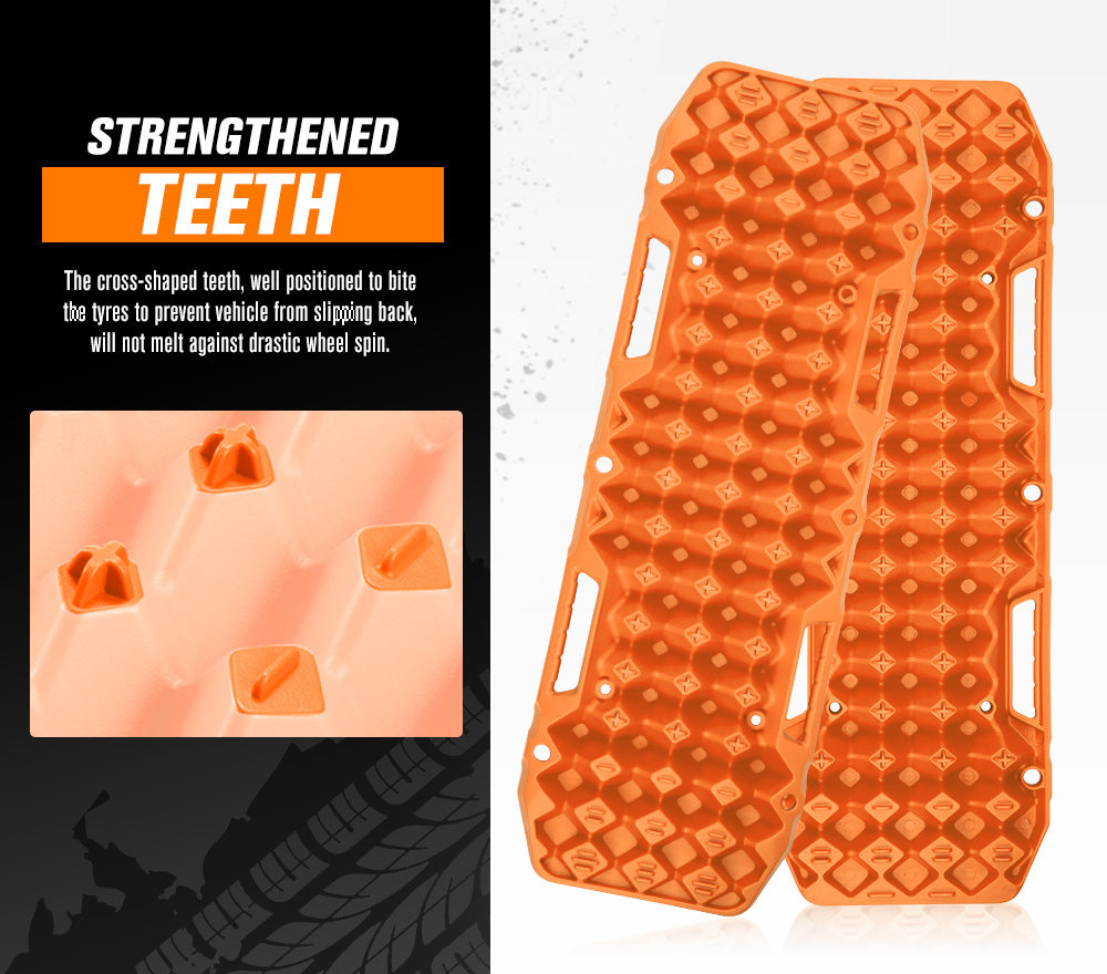 BUNKER INDUST Pair 10T Recovery Tracks - Orange