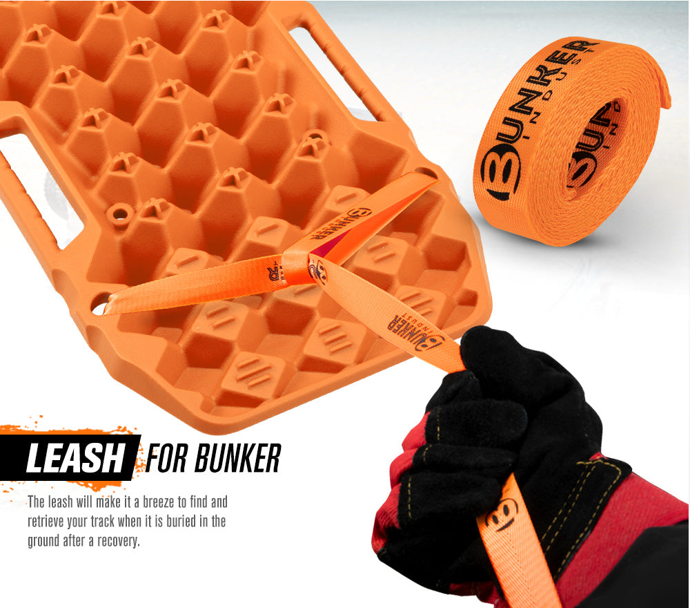 BUNKER INDUST Pair 10T Recovery Tracks - Orange