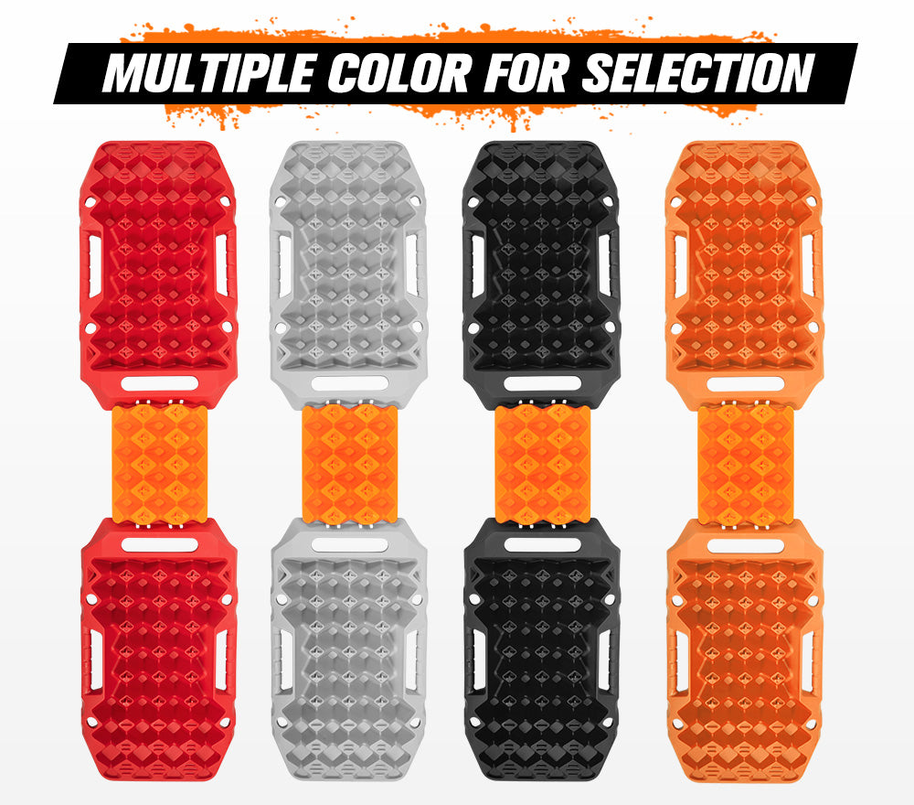 BUNKER INDUST 15Ton Mini Recovery Boards with Jack Base - Black