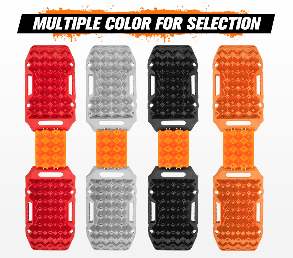 BUNKER INDUST 15Ton Mini Recovery Boards with Jack Base - Orange