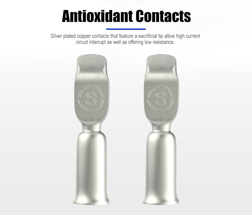 Atem Power 5 x Anderson Style Plug Connectors 50 AMP 12-24V 6AWG DC Power Tool