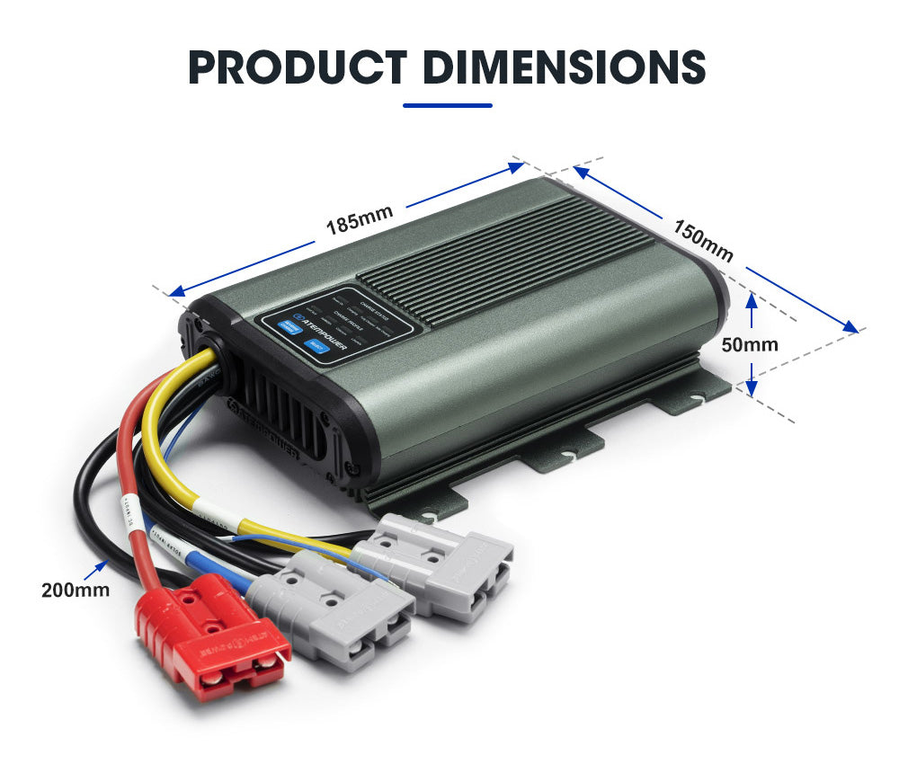 ATEM POWER 12V 25A DC To DC Battery Charger For Battery System Kit