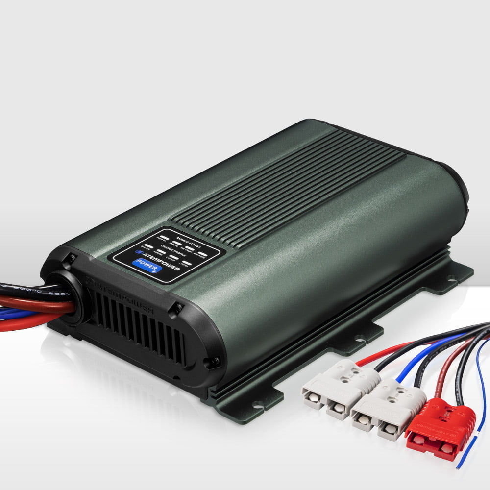 ATEM POWER 12V 60A DC to DC Battery Charger MPPT Dual Battery AGM Lithium LifePO4