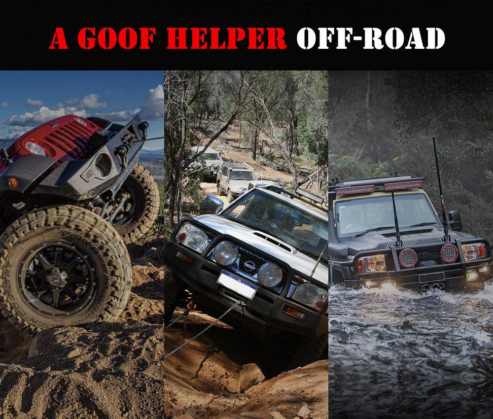 FIERYRED Electric Winch 13000LBS 12V Synthetic Rope