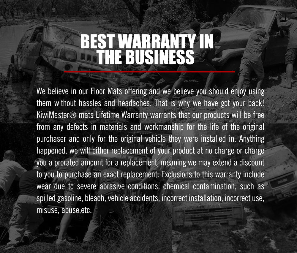 KIWI MASTER 3D TPE Car Floor Mats Liner fit VW Amarok 2011 - 2022