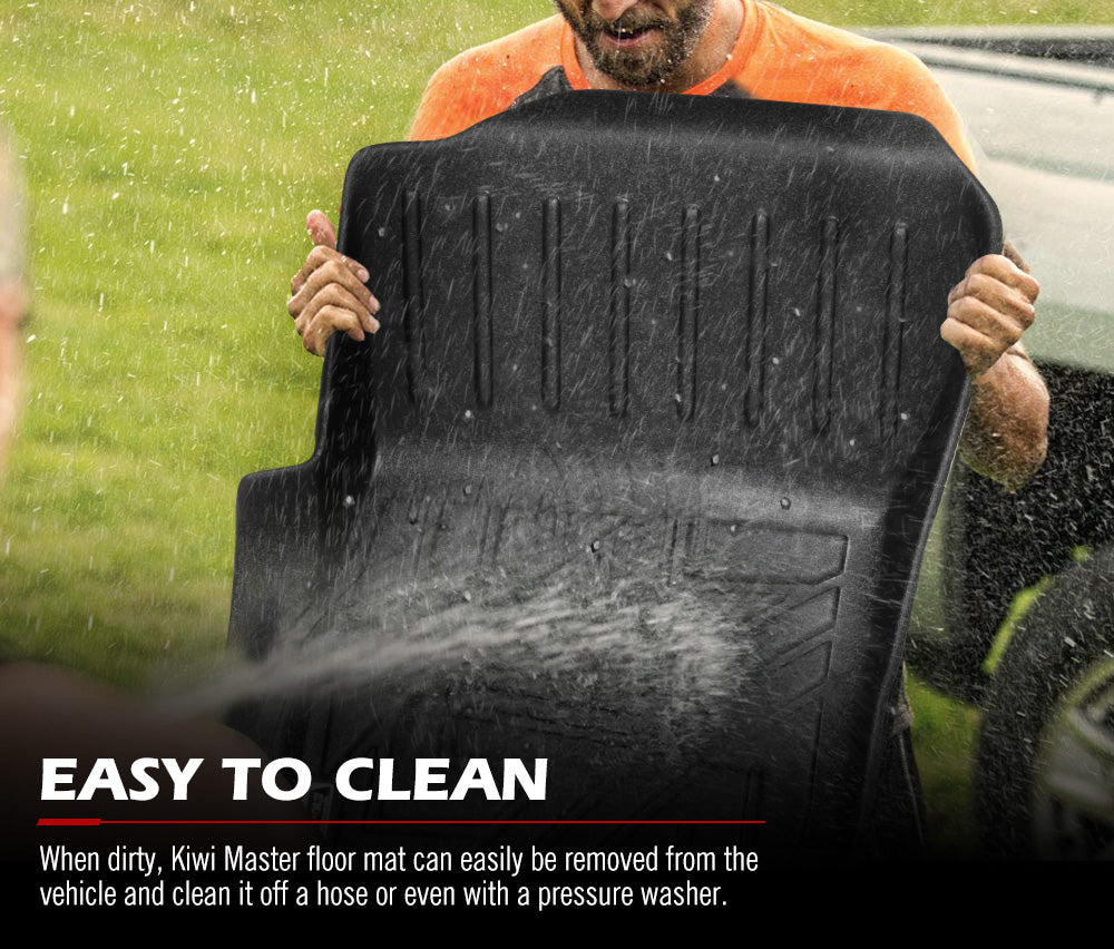 KIWI MASTER 3D TPE Car Floor Mats Liner fit Mitsubishi Pajero Sport MY 2015-2023