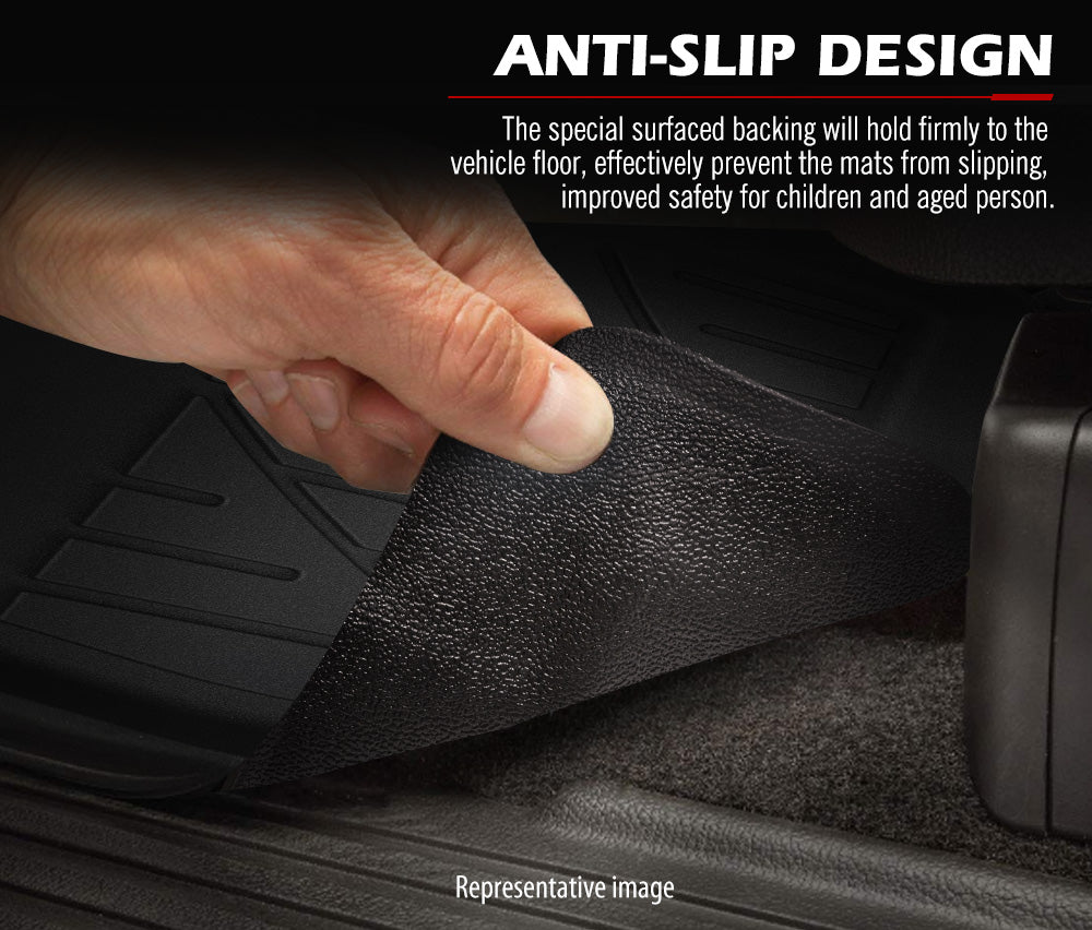 KIWI MASTER 3D TPE Car Floor Mats Liner fit Mitsubishi Outlander MY 2007-2021