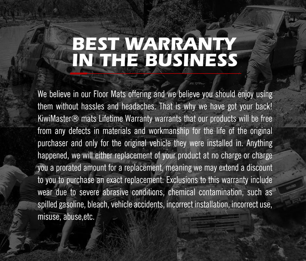 KIWI MASTER Car Floor Mats fit Toyota Landcruiser 79 Series 2012 - ON GXL Dual Cab