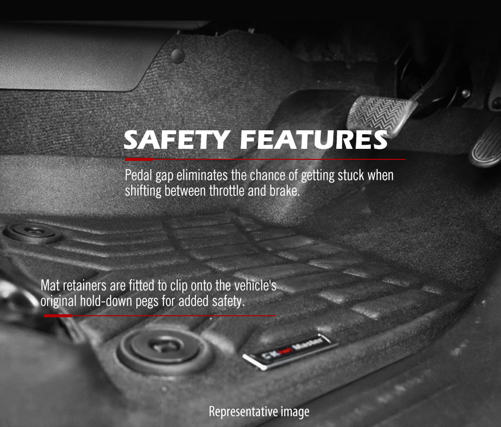 KIWI MASTER 3D TPE Car Floor Mats Fit ISUZU D-MAX DMAX Dual Cab UTE 2021+