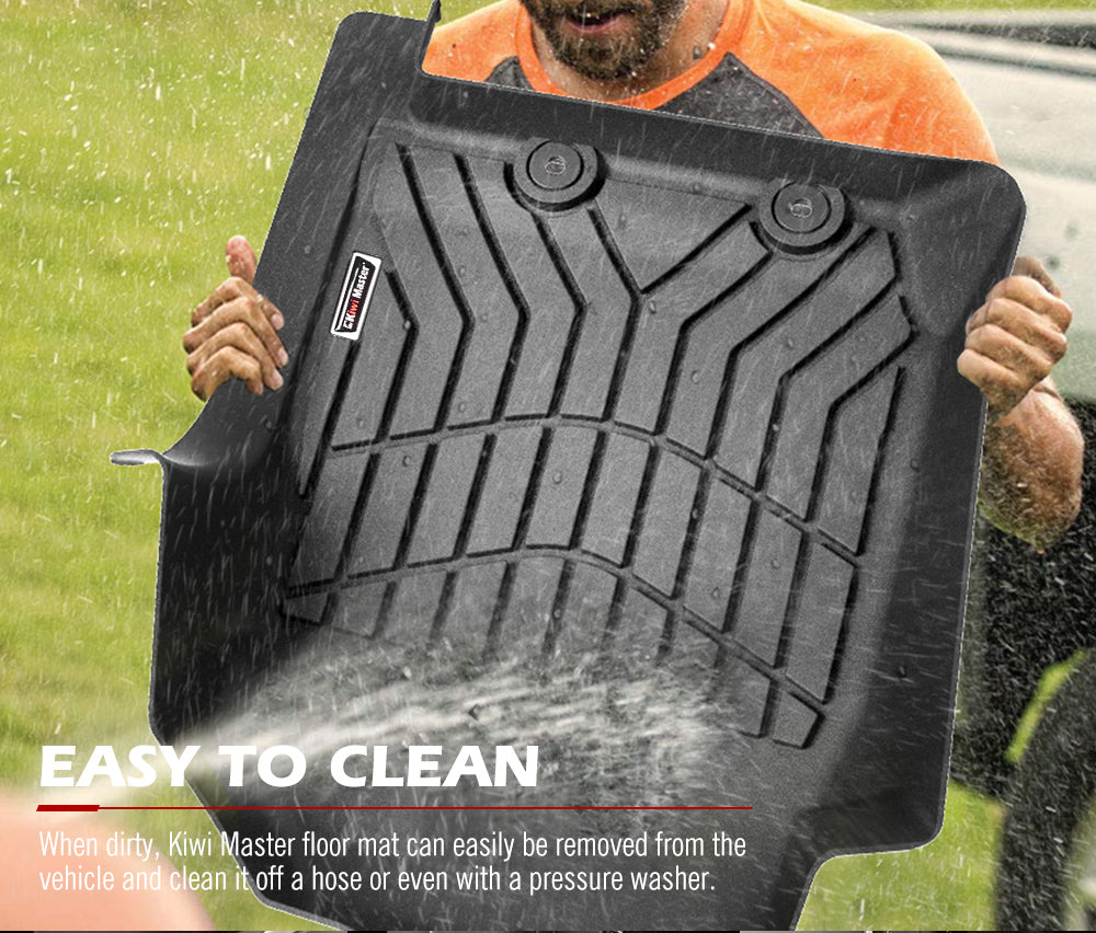 KIWI MASTER 3D TPE Car Floor Mats Fit ISUZU D-MAX DMAX Dual Cab UTE 2021+