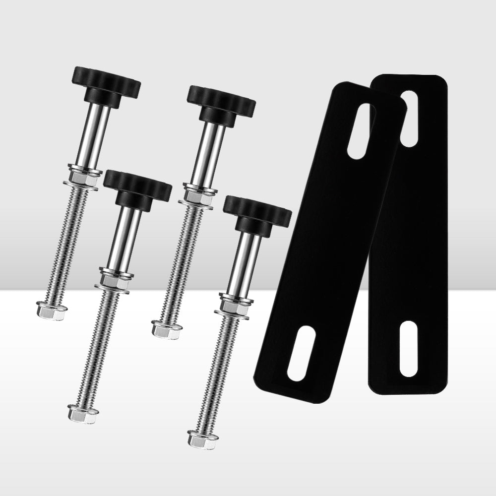 BUNKER INDUST Recovery Tracks Mounting Pins 4 Mount Holder Roof Truck Bed Rack Brackets