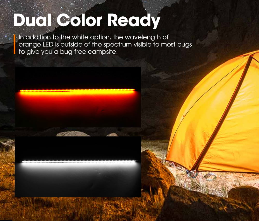 LIGHTFOX LED Camping Strip Light Bars