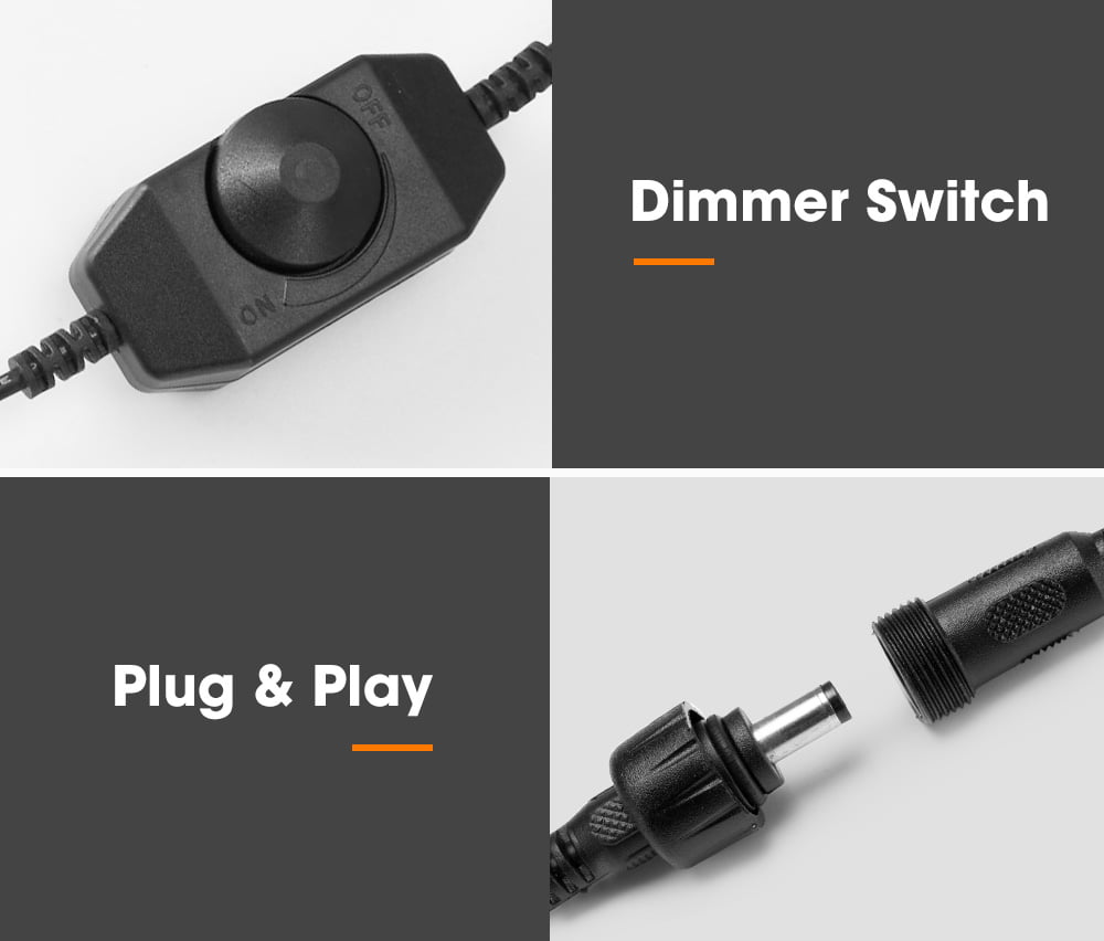 LIGHTFOX LED Camping Strip Light Bars