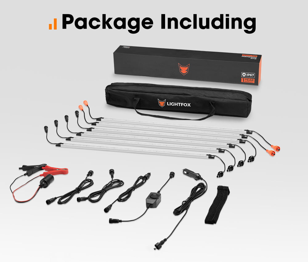 LIGHTFOX LED Camping Strip Light Bars