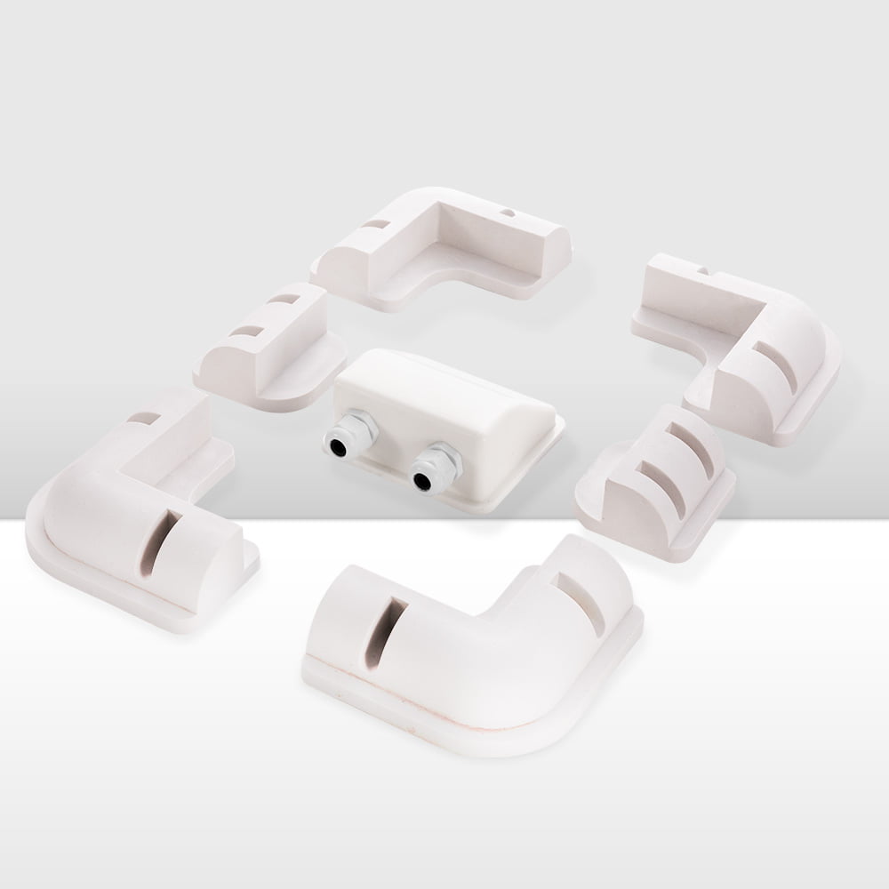 7pcs Solar Panel Corner Mounting Brackets Kit Caravan RV Boat Roof Mount