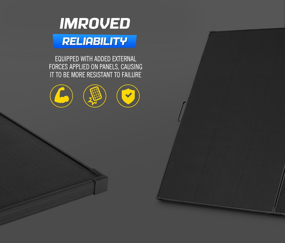 ATEM POWER 300W 12V Folding Solar Panel Kit Mono Shingled ETFE Battery Charger