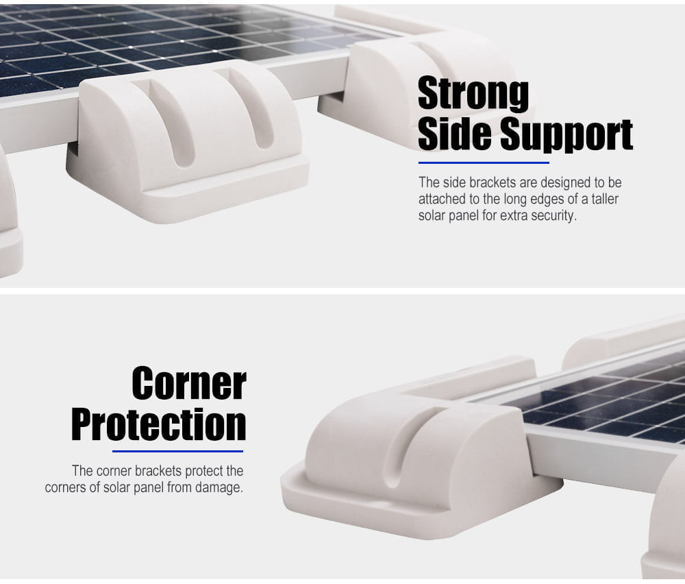 Corner Key Frame Solar Module 7pcs Solar Panel Corner Mounting Brackets Kit Caravan RV Boat Roof Mou ...